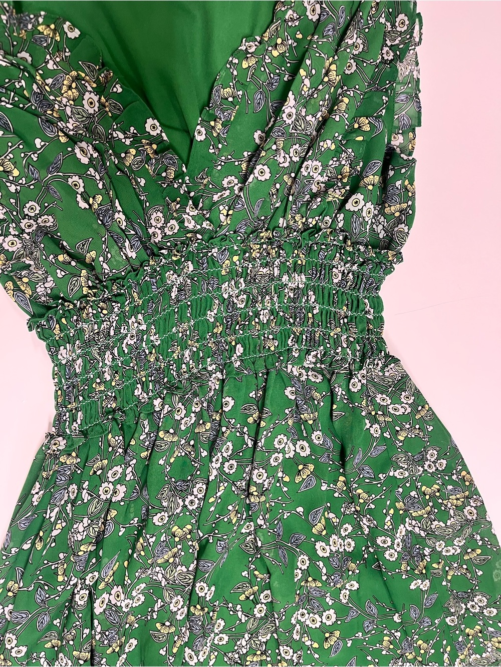 Max Studio Green Floral Maxi dress - Picture 5 of 5